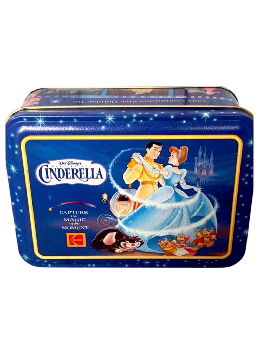1995 Commemorative Cinderella Holiday Tin  Kodak Disney Pre owned some marks